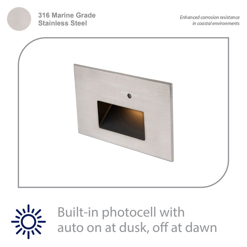 LED Step Light, Stainless Steel