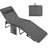 Serik 73.5" L Metal and Sling Folding Outdoor Chaise Lounge-702019140