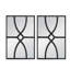 Miroir mural 16 po x 23 po rectangulaire en bois, vertical ou horizontal, pour le salon, ensemble de 2-255642915
