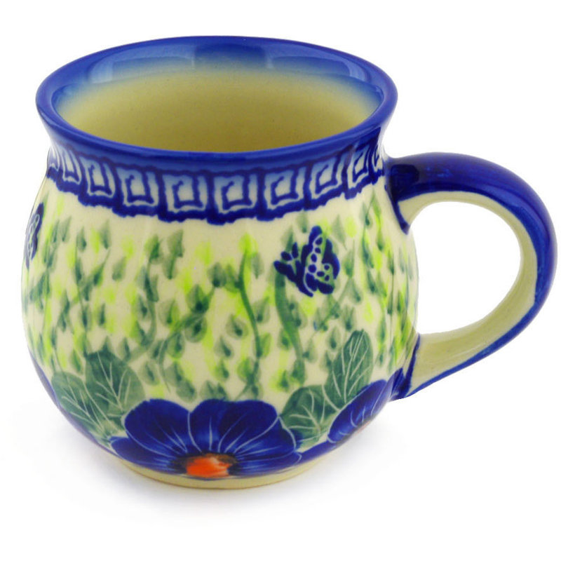 Brilliant Butterfly Popp Stoneware Coffee Mug