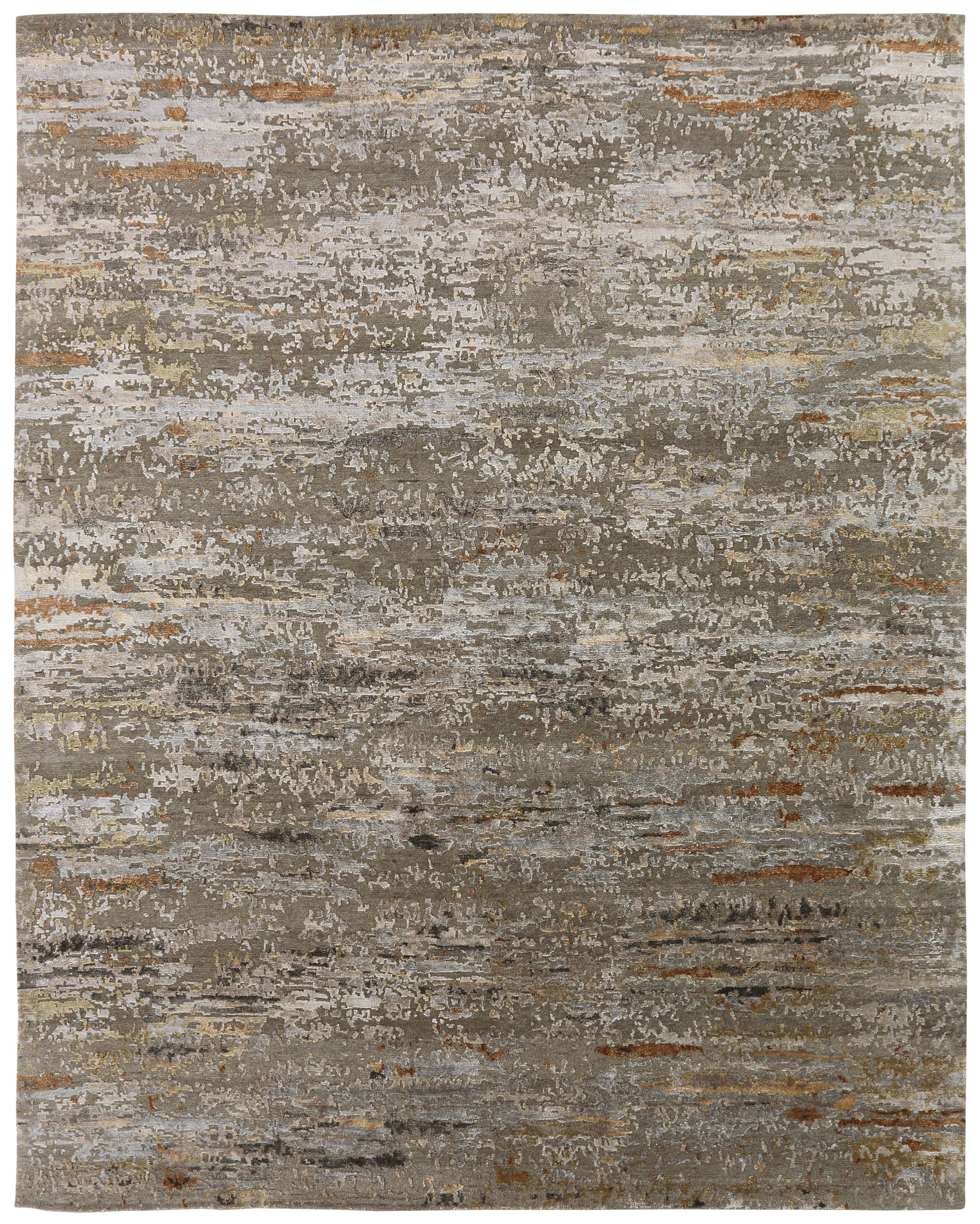 Behag Open Rug Madison Couture Rugs Abstract Hand-Knotted Beige Area Rug | Perigold