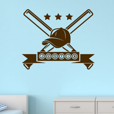Décalcomanie murale baseball