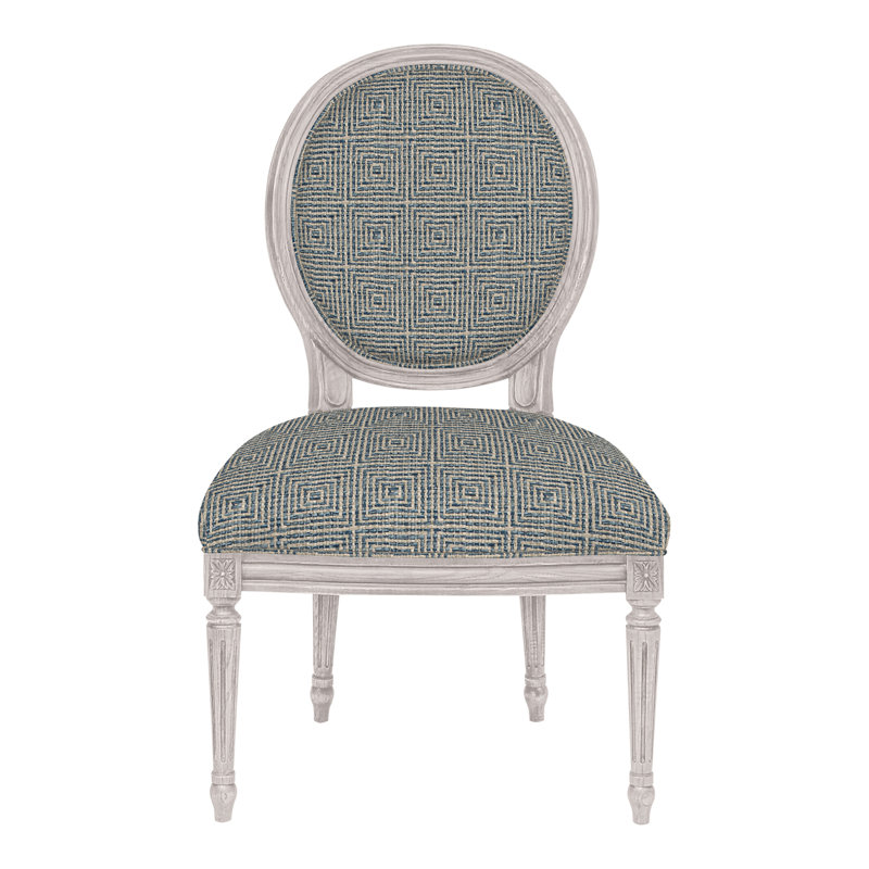 Chaise d'appoint Genevieve, Gris tourterelle, Bennett Carolina