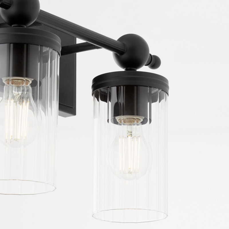 LEE Boulevard 2 Light Vanity, Matte Black