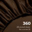 Ensemble de draps en coton égyptien de couleur unie à densité de tissage de 650 fils avec poches profondes-699434647-699434643