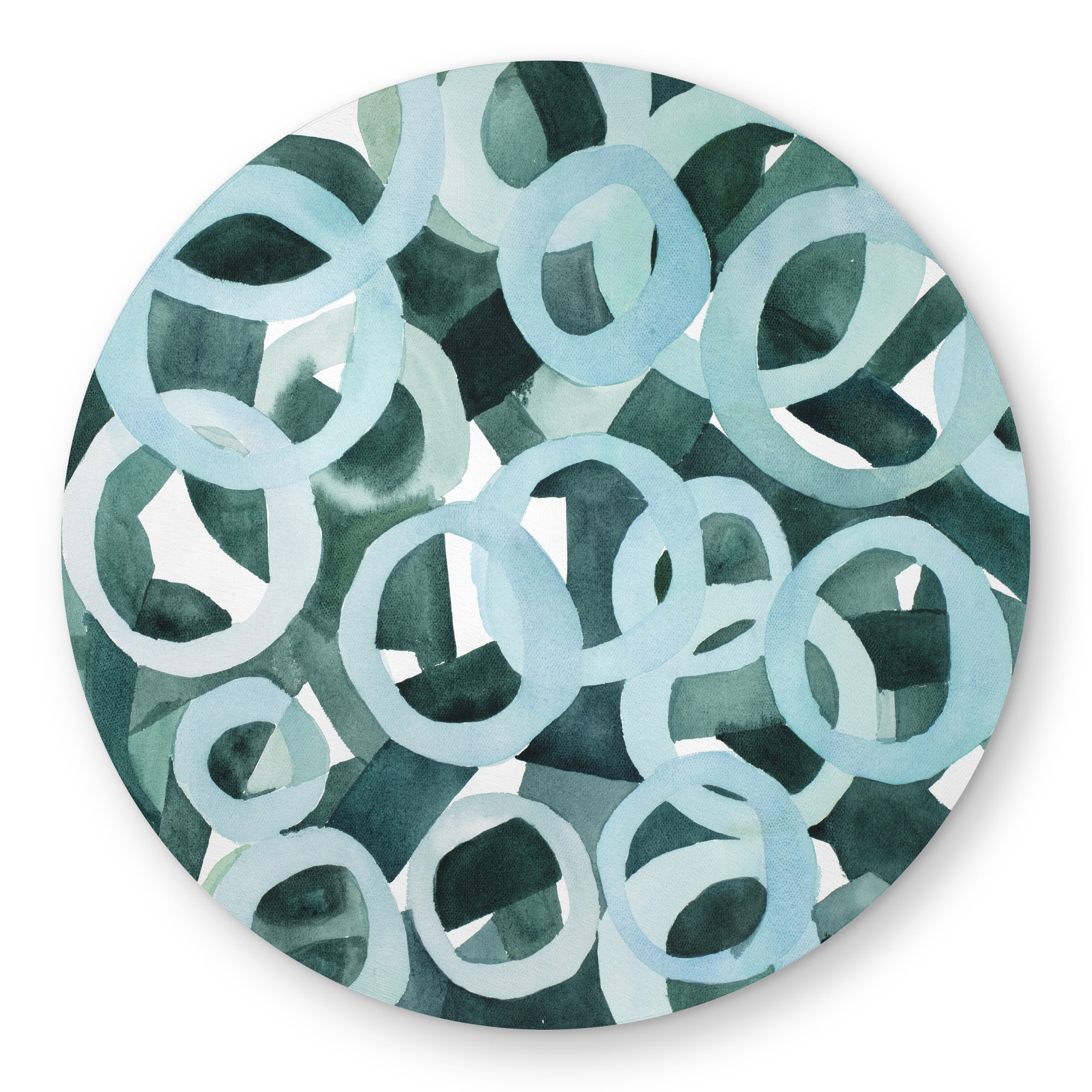 Begin Edition International Inc. Abstract Rings - Pattern Office Round ...