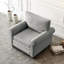 Chaise de salon simple avec pieds en bois