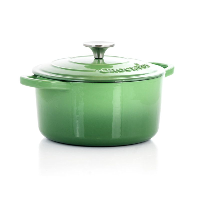 Cocotte ronde artisanale en fonte antiadhésive Crock-pot, 3 pintes