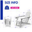 Felten Plastic Folding Adirondack Chair-1301260107