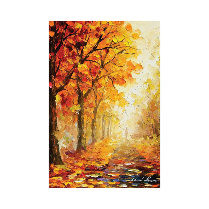Symbols Of Autumn - Wall Art Print - Framed Canvas, Toile tendue, Ne s’applique pas, H 18 po x l 12 po