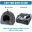 Cozy Pet Bed Warm Cave Nest Bed Bed