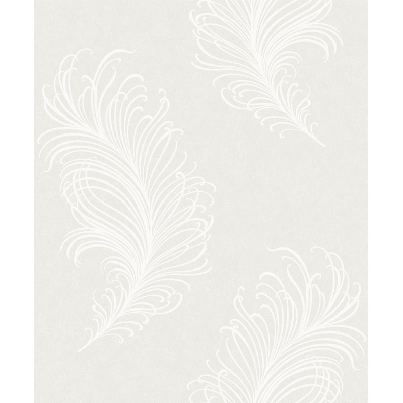 Dilsen 10.05m x 53cm Wallpaper Roll, White
