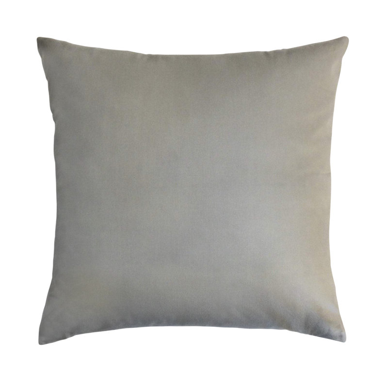 Olive/Oak/Latte/Sky Blue/Steel/Orchid/Pearl/Salsa/Tan/Spa/Turquoise/Coal/Smoke/Sand Silk Piece Sham, Euro, Smoke