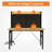 48" Multifunctional Heavy-Duty Workbench  With Pegboard