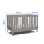 Lit de bébé convertible 4-en-1 Delta Children Essex, certifié Greenguard Gold-45485859-109721816