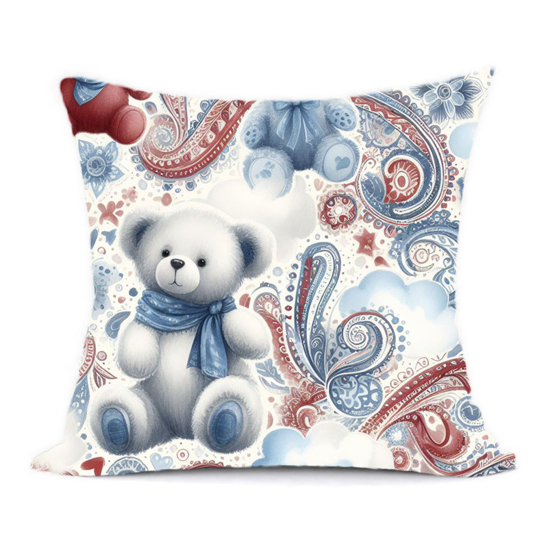 Abstract Reversible Throw Pillow