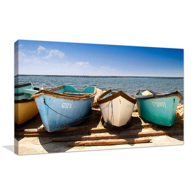 Brise-lames par - Photographie, Toile tendue, H 24 po x l 40 po x P 1,5 po