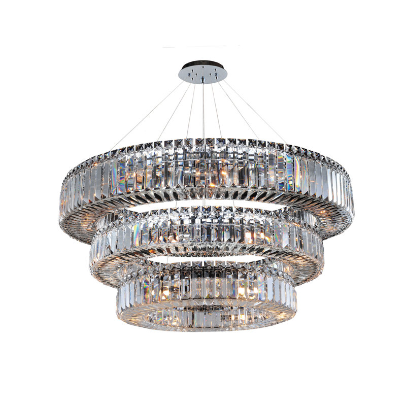 Lustre en cristal 39 lumières Rondelle