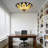 3-light Flush Mount Ceiling Light