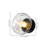 Glint 1-Light Modern Transitional Textured Glass Flush Mounted Wall Sconce-1683674984