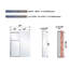 Armoire à pharmacie encastrée ou murale en aluminium avec miroir et étagère ouverte, 61 cm (L) x 91 cm (H)-223329963-223329967