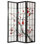 72" x 42" Cherry Blossom Decorative 3 Panel Room Divider