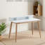 Bureau en bois avec rehausse Mid-Century-1111906968