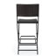 Chaises de bar de jardin - Faux, pliables pour le rangement 2 terrasses d'extérieur, en