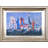 Le Beau Giclee by AFD Home 11162806 Pointelistic Regata in a Sterling Frame, 24-Inch by 36-Inch Canvas, 36-Inch by 48-Inch Frame