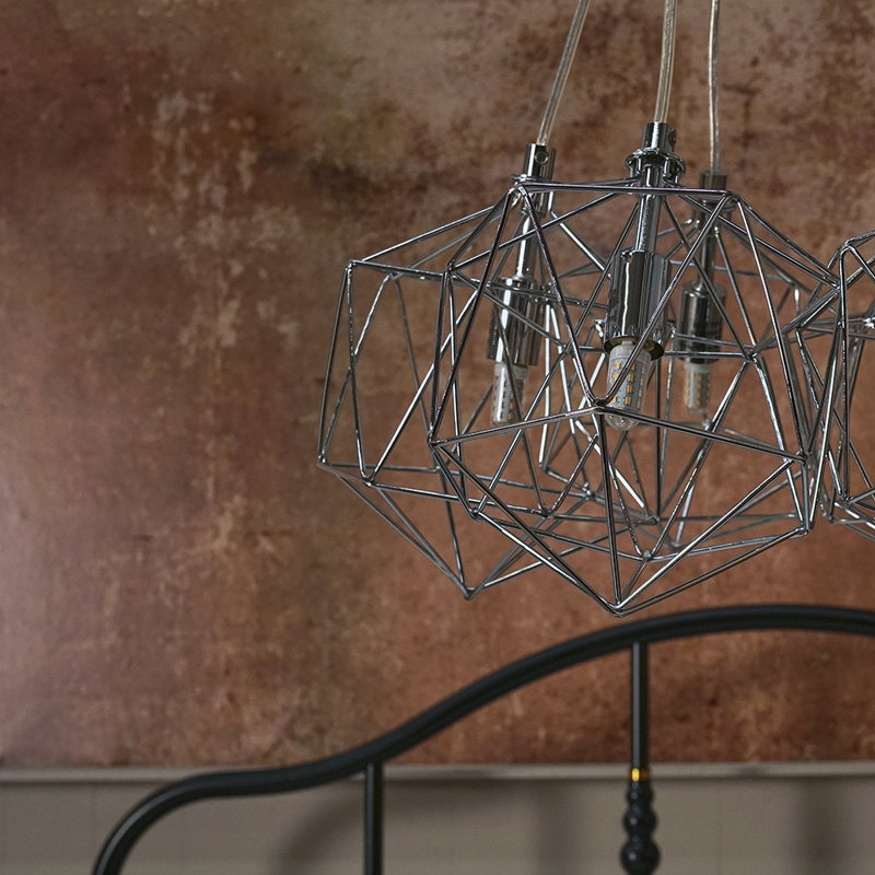 Bludovice 5 - Light Cluster Pendant, Chrome