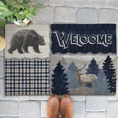 Tapis d'extérieur Blue Cliff Mountain