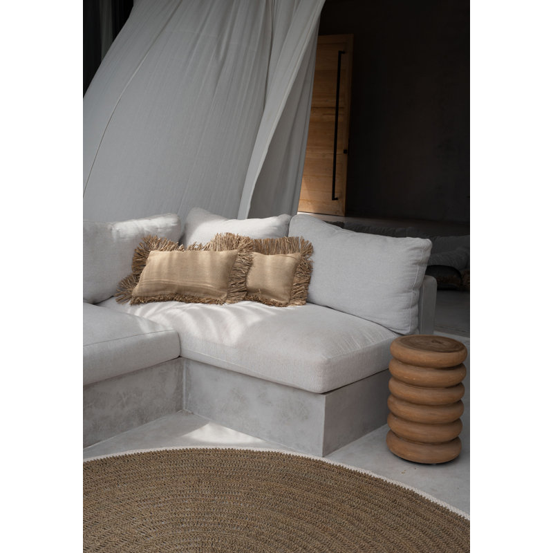 Round Ched Hand Woven Area Rug, Round 150cm