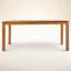 Ensemble de table de salle à manger d'extérieur en bois 7 pièces, 1 table rectangulaire et 6 chaises en rotin-1772494701