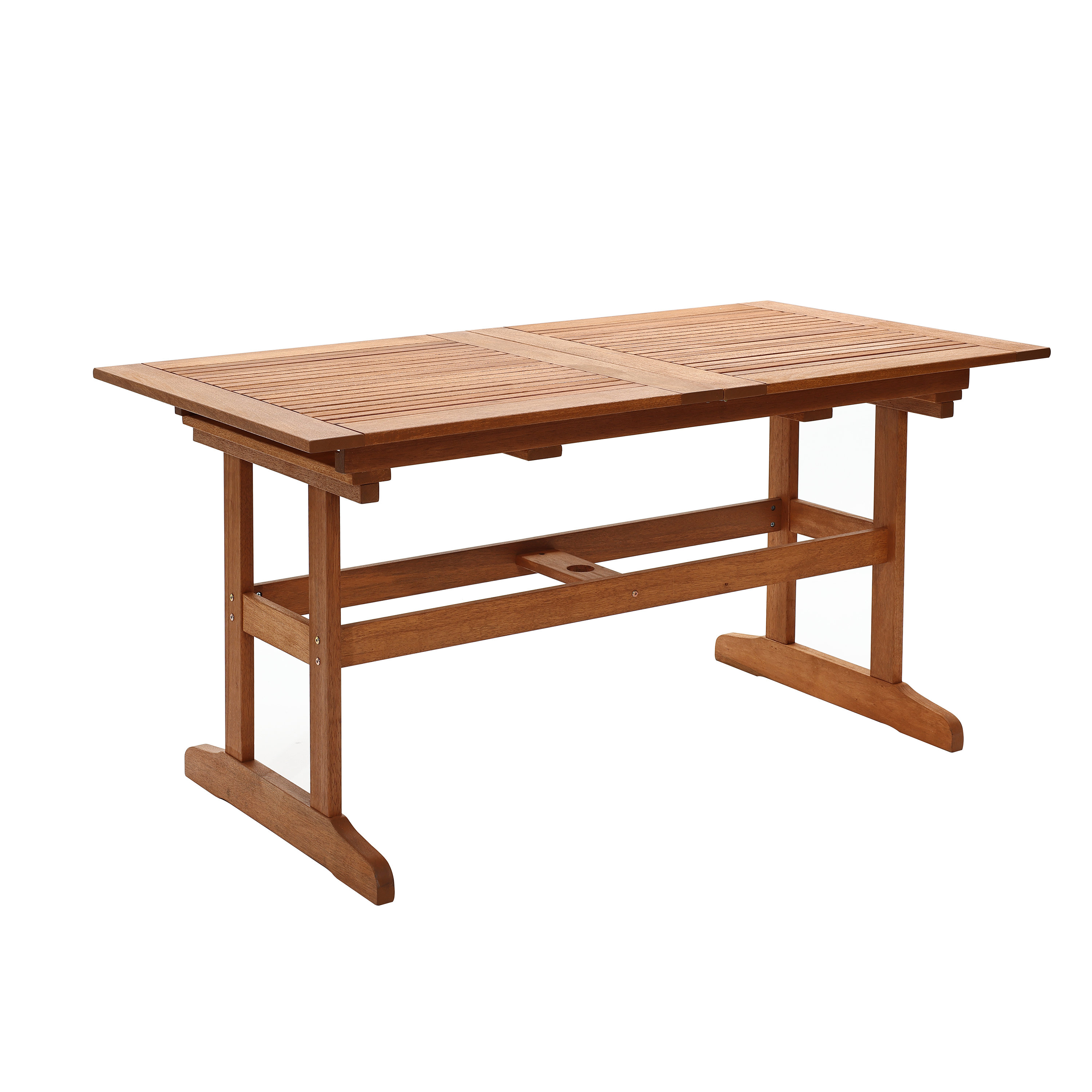 Lark Manor Averyann 78.3'' L x 31.9'' W Extendable Outdoor Table with ...