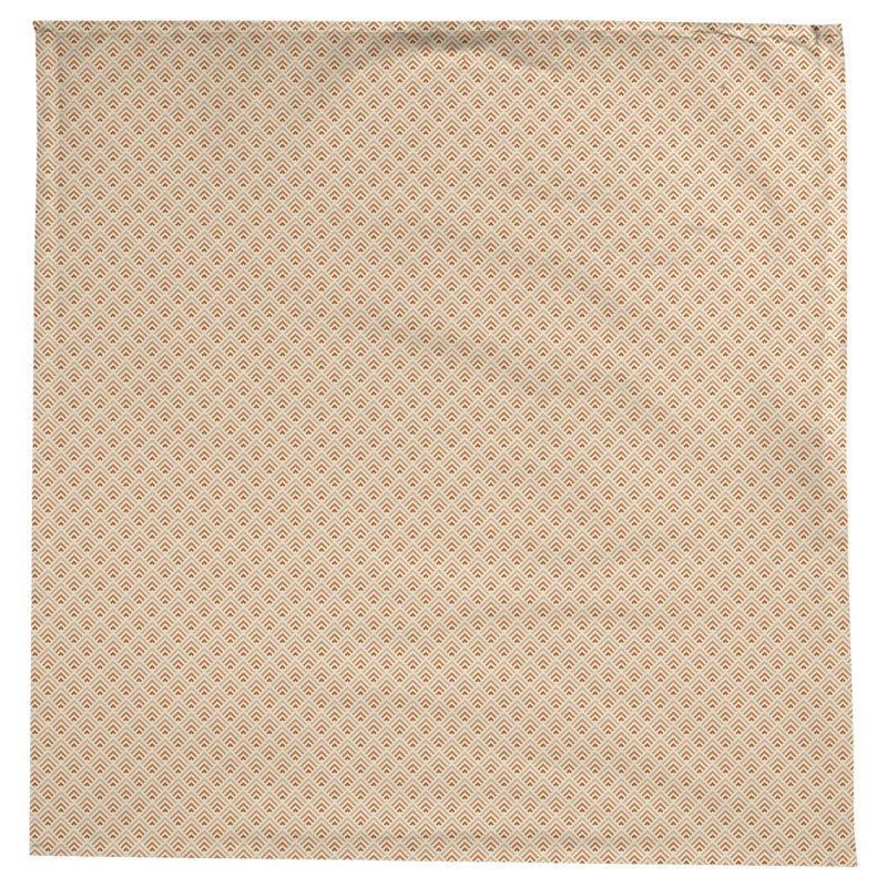 Nappe géométrique Avicia, Orange clair