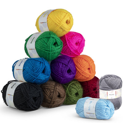 Hearth & Harbour Cotton Crochet Yarn Set
