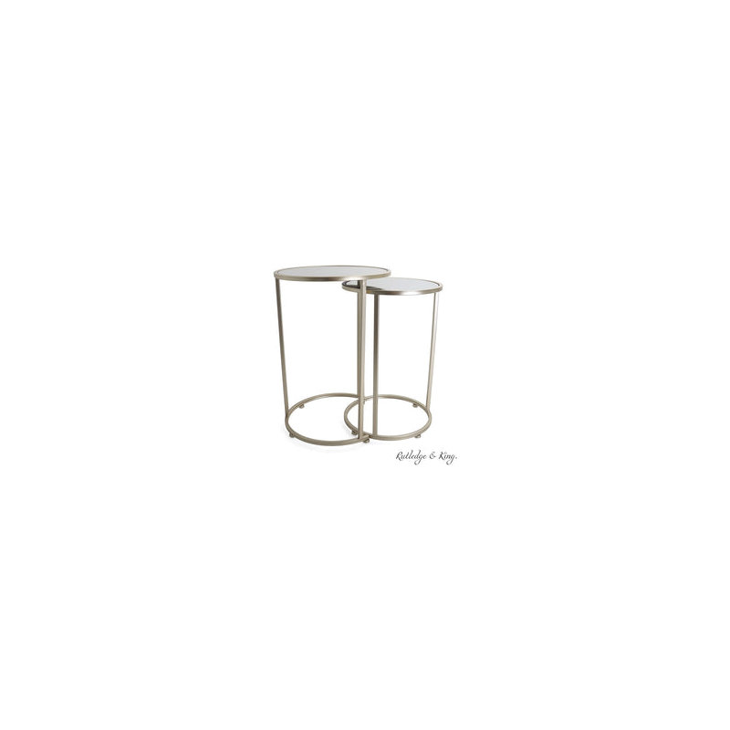 Tables gigognes de 21,75 po de hauteur, Or