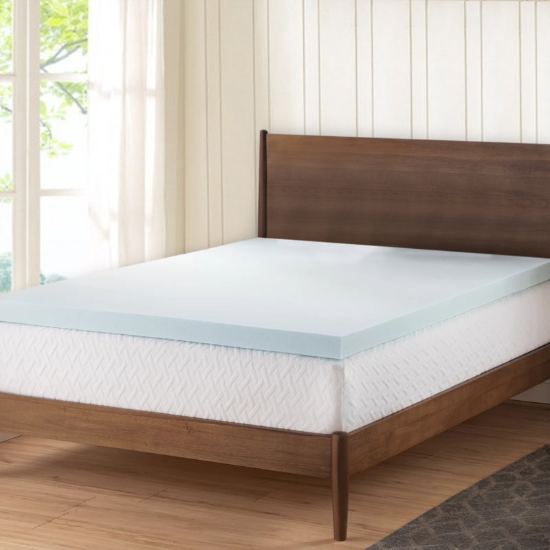 Lincolndale 2" Gel-Infused Memory Foam Mattress Topper, Ventilated Cooling, CertiPUR-US® Certified, Full (54" x75”)