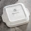 MALACASA Square Porcelain China Baker Bakeware