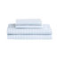 Literie avec édredon à rayures et draps imprimés - Microfibre de chambre à coucher moderne et confortable-122455622-122455624