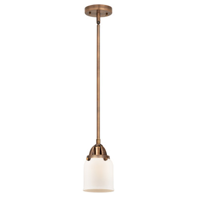 Nouveau 2 - Amberlynn - 1 Light Stem Hung Mini Pendant - LED Bulb - Shade