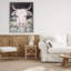 Vache douce avec fleurs, estampe numérique, design par Amanda Hilburn-117385634-117385638
