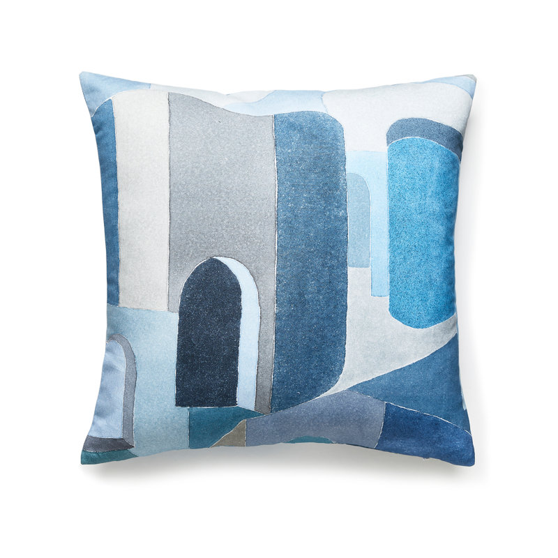 Coussin en coton, Méditerranéen