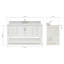 Magnolia Bath Vanity Rectangular Basin S061SCW2R-1235086366-1235086361-1243873155