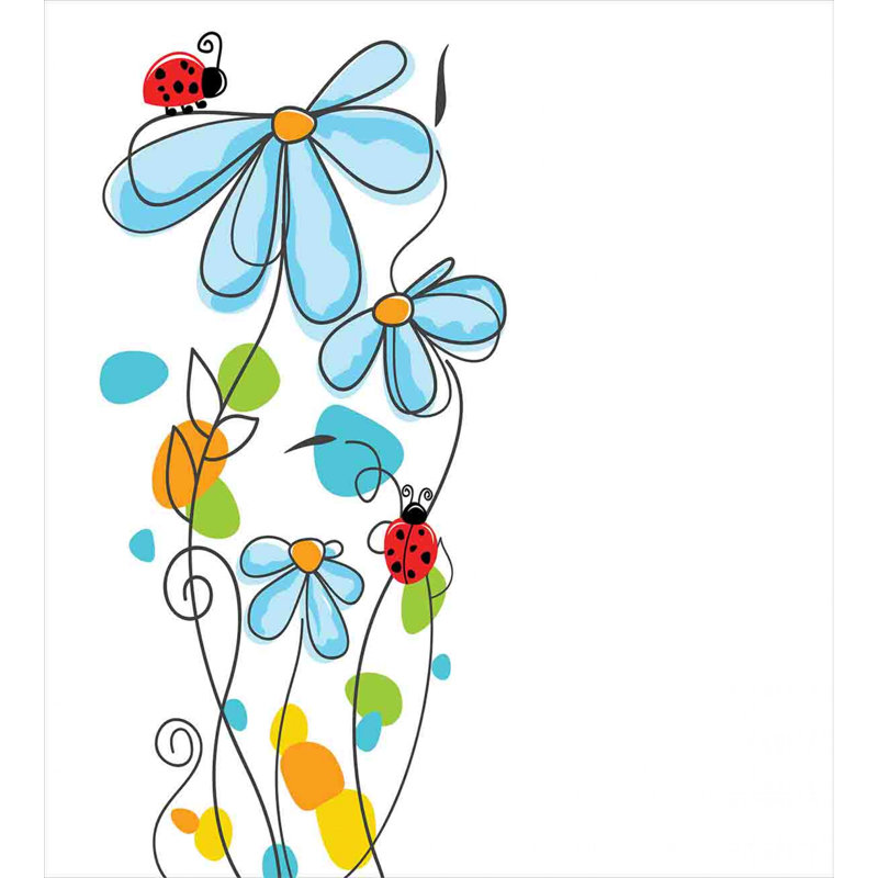 Polyester Floral Duvet Cover