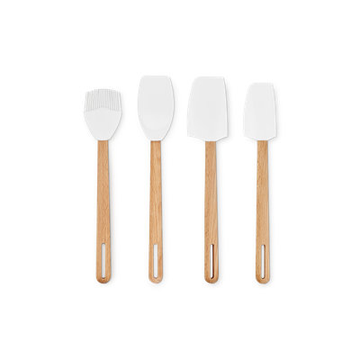 Le Creuset 4-Piece Signature Silicone Tools Set White