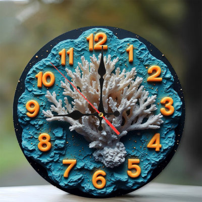 Horloge murale en résine Ocean