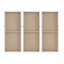 Ensemble de 3 toiles embellies