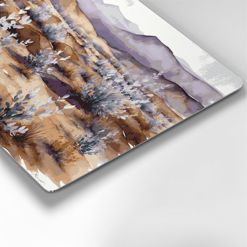 «Southwestern Plants Sagebrush», art mural en métal brun 185