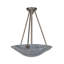Metro Fusion 3 - Light Semi Flush Mount